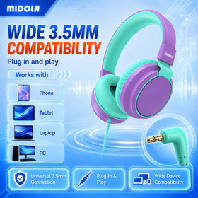 MIDOLA compact lightweight headset ideal for small bags