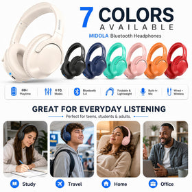 Memory-protein ear cushions ensure extended comfort.