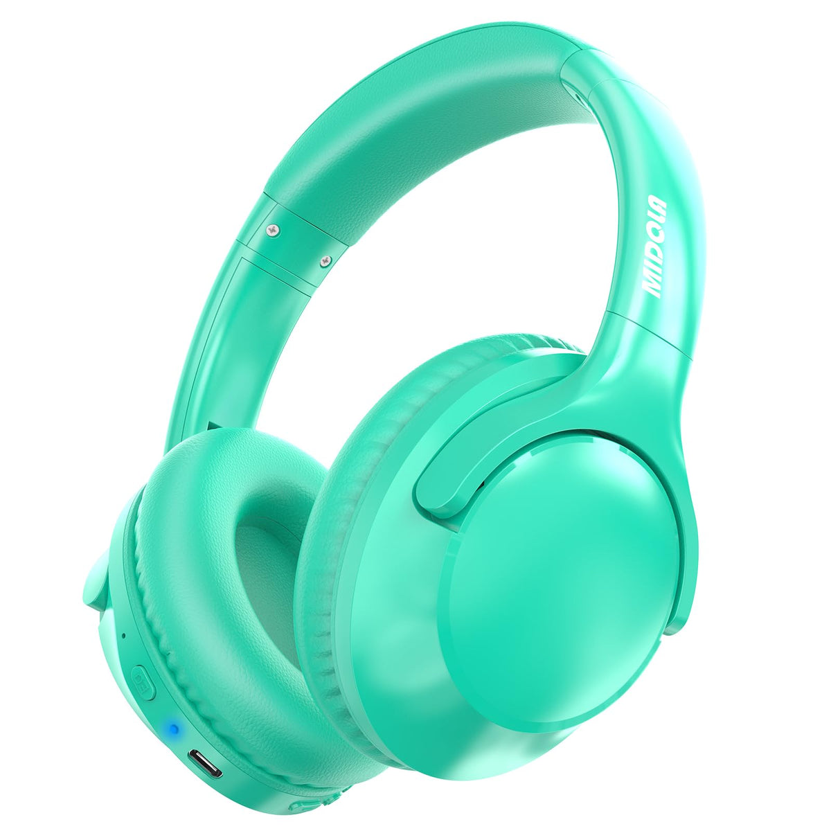 MIDOLA over-ear headphones with 68h playtime for long trips and daily listening