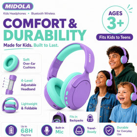MIDOLA with fun stickers and quick-start guide for parents.
