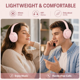 MIDOLA hi-fi-stereo pink provides rich sound for music and movies