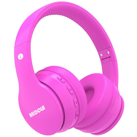 MIDOLA kids Bluetooth headphones offering 68h play time for long study and play sessions