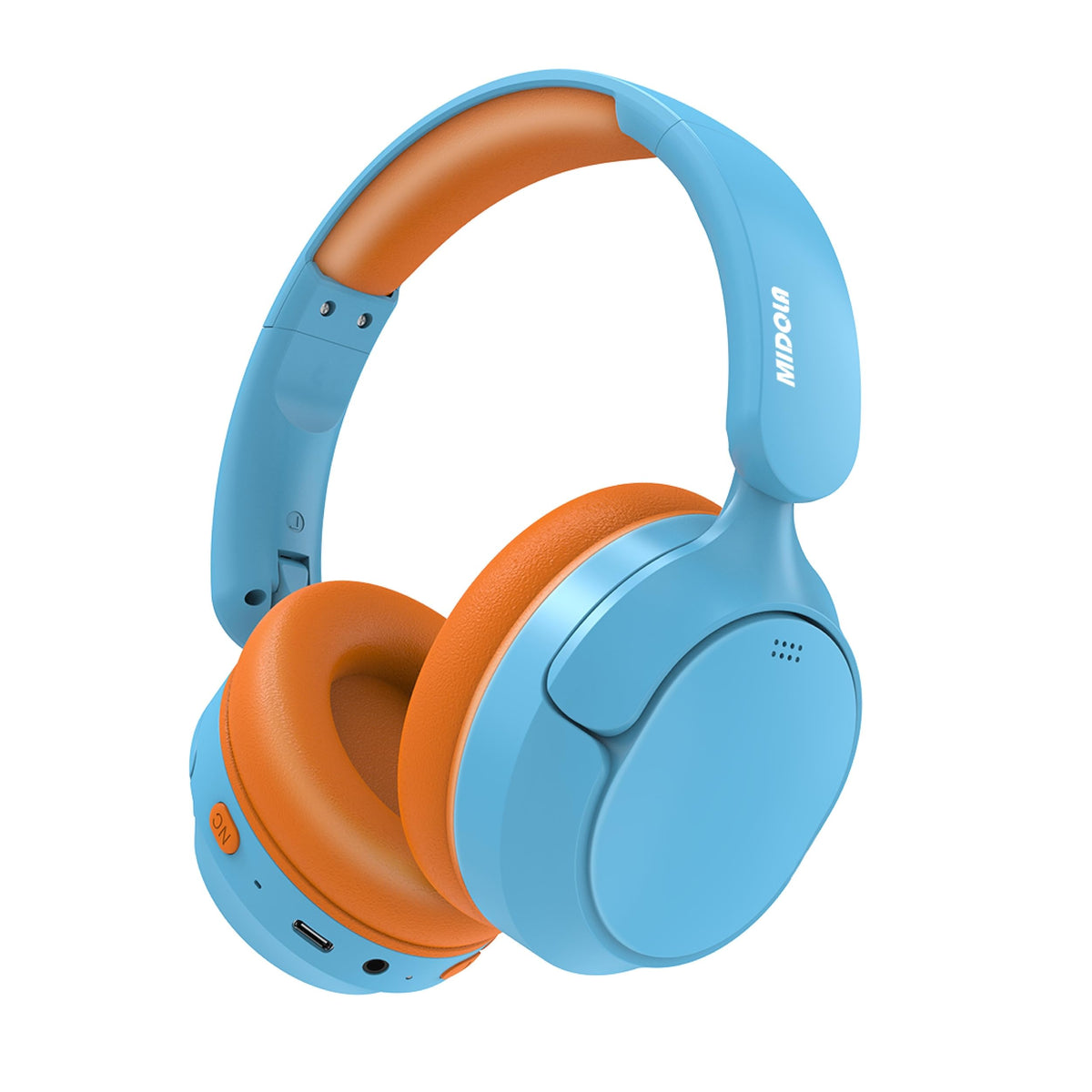 MIDOLA Kids Bluetooth Headphones with active noise cancelling for focused listening.