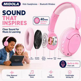 Built-in mic supports clear conversations with teachers and friends.
