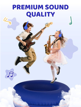 Midola Kids Headphones adjustable headband fits growing kids.