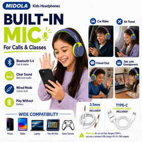 Built-in microphone for hands-free calls on MIDOLA