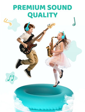 Midola Kids Headphones crystal stereo sound for immersive music and gaming.