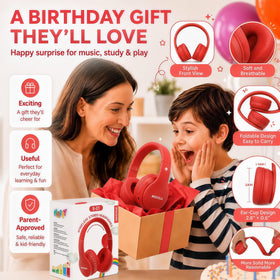 MIDOLA Kids Headphones detachable audio cord for wired listening