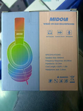 MIDOLA stickers included for personalization and playful use