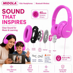 MIDOLA long battery life supports hours of learning and play