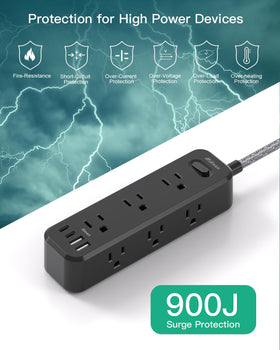 Mifaso long 25ft cord reaching across a room for flexible device placement