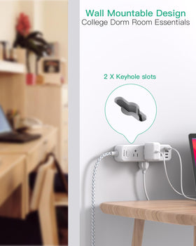 Mifaso 900J surge protector guards against power spikes.