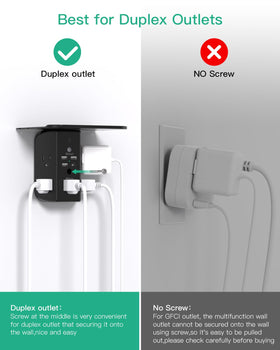 Mifaso detachable shelf keeps devices off counters while charging