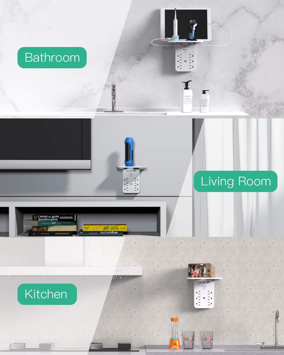 Mifaso dorm room charging hub keeps study space neat and powered