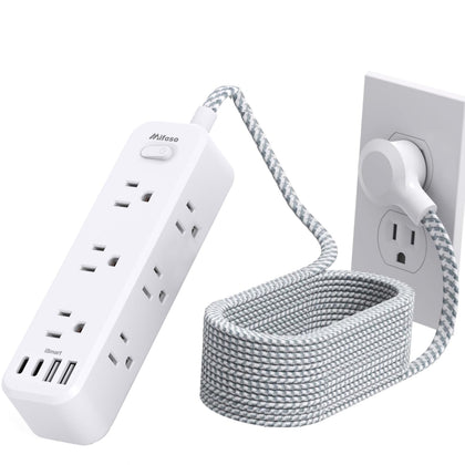 Mifaso front view showing nine outlets and four USB ports for versatile charging