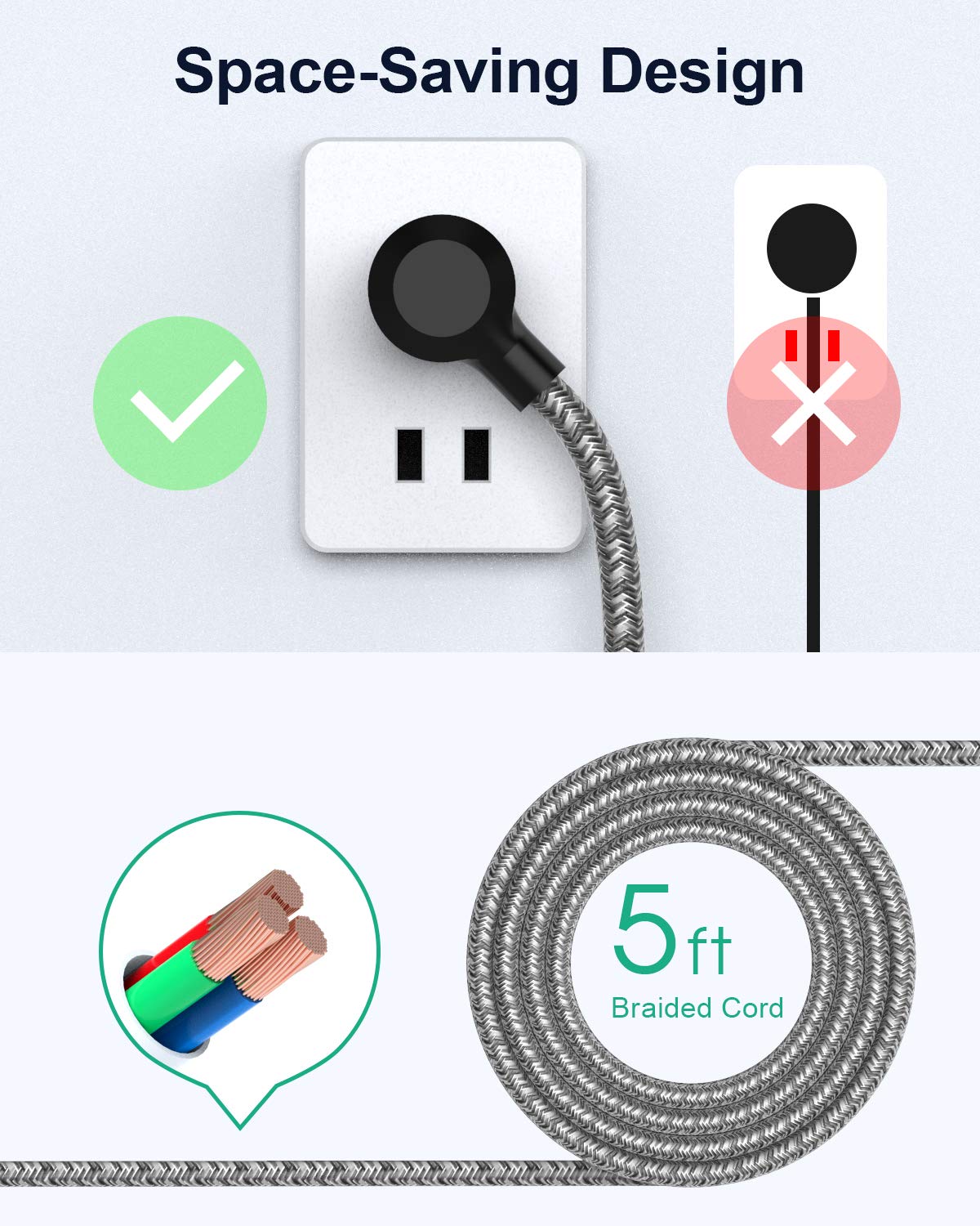 Mifaso mounted under desk to keep cords hidden and workspace neat