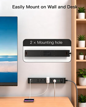 Mifaso mounted under desk demonstrating tidy installation and easy access