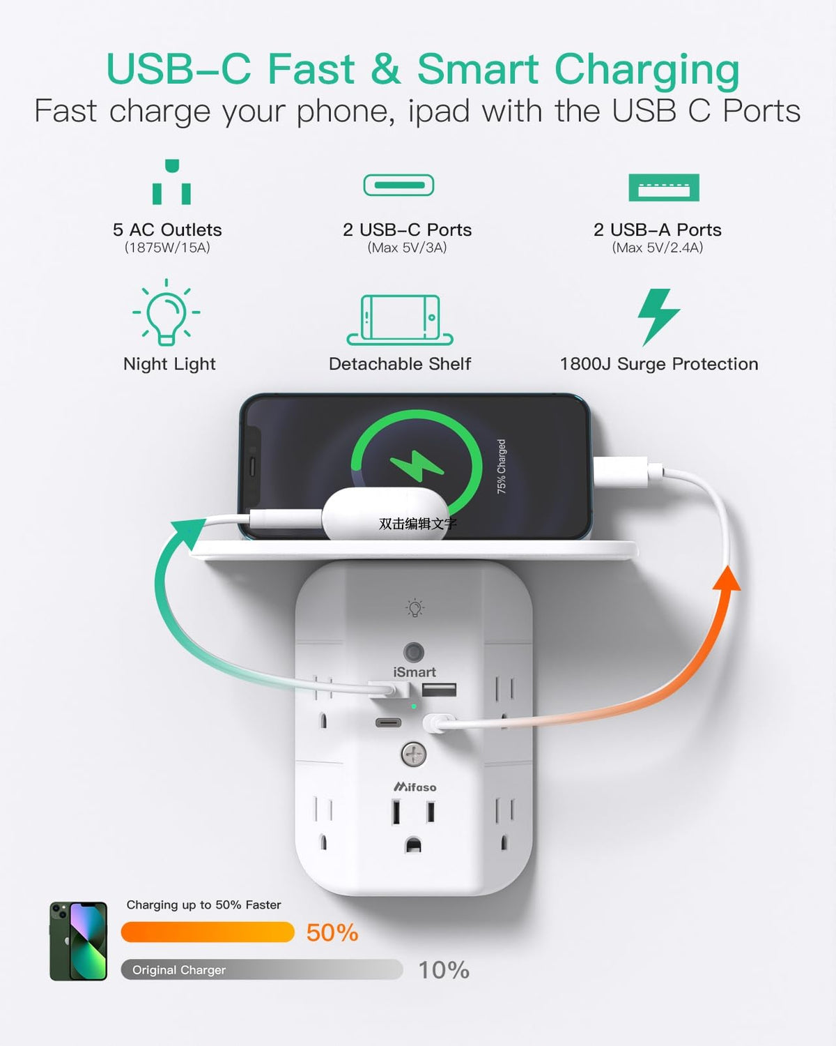 Mifaso night-light sensor provides soft illumination for safer nighttime use