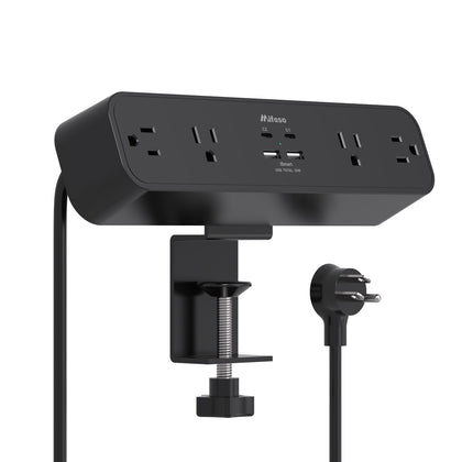 Mifaso PD30W front view showing outlets and USB ports for tidy power