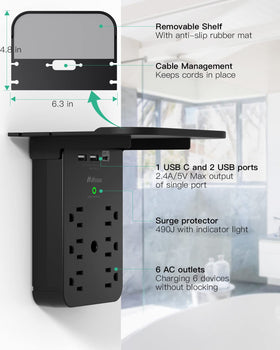 Mifaso smart USB charging ports deliver fast power to phones and tablets
