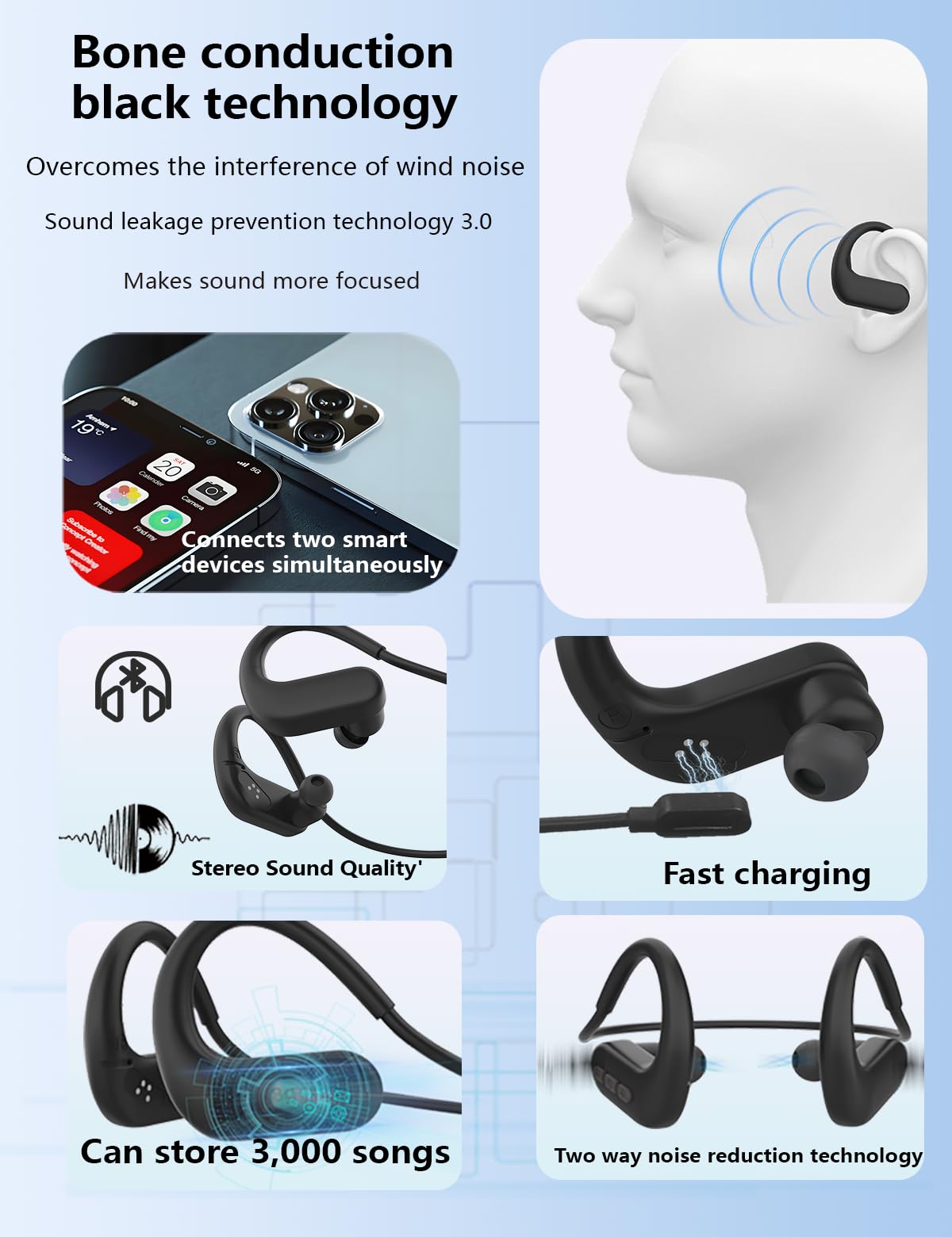 MiFE Fresh Music secure-fit ergonomic earbuds stay in place during running and swimming.
