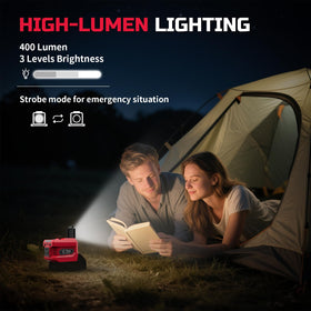 Mightrench inverter emergency strobe mode enhances safety in critical moments