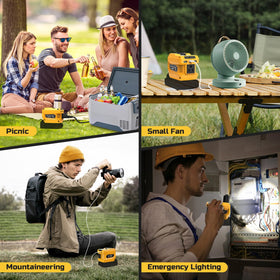 Mightrench smart safety with cooling fan protects equipment during use