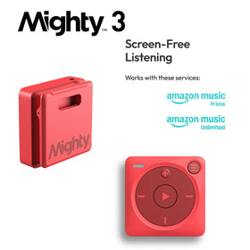 Mighty 3 durable IPX4 body built for workouts and kids.