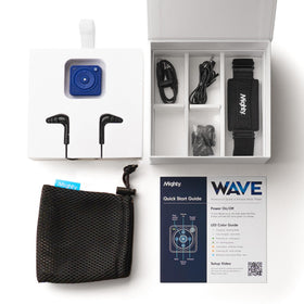 Mighty Wave 8-hour battery for long swims and workouts