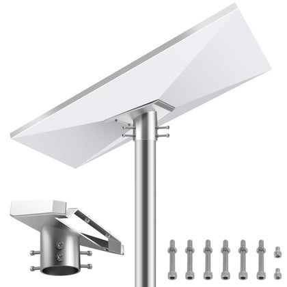 Migkin heavy-duty Gen3 pipe adapter; adjustable roof Starlink mounting.