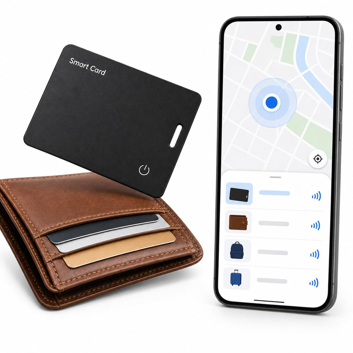 Mikaylear Zoilytech front view showing card design and branding for easy identification