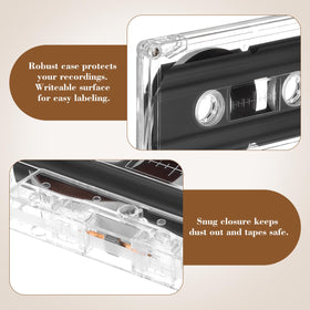 Mikikit close-up single cassette shell highlighting low-noise construction