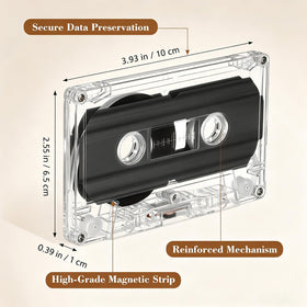 Mikikit exposed tape reel detail showing magnetic layer for clearer audio
