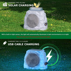 MIKK Outdoor Rock Speaker 360° sound for immersive outdoor listening