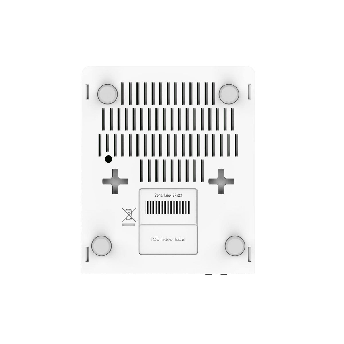 MikroTik hEX PoE RB960PGS power and Ethernet layout enabling PoE out on ports 2–5.