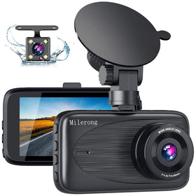 Milerong dashcam front camera offers 1080p clarity for safer driving.