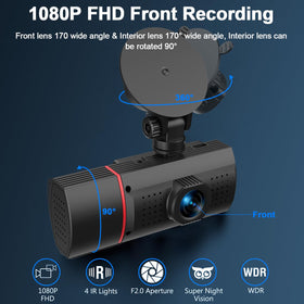 Milerong front lens with infrared lights highlighting night vision clarity