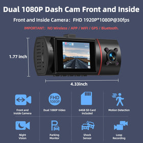 Milerong X25 interior camera capturing passengers for driver protection