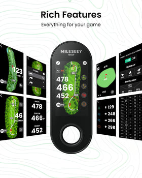 MiLESEEY GeneSonic Go hazard info to assess bunkers and hazards