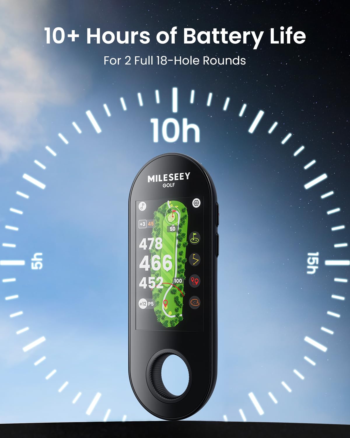 MiLESEEY GeneSonic Go IP67 waterproof rating withstands rain and dew