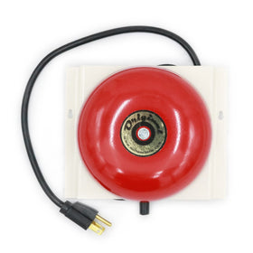 MILTON'S BELLS close-up of 50' signal hose texture, durable rubber for reliable sensing