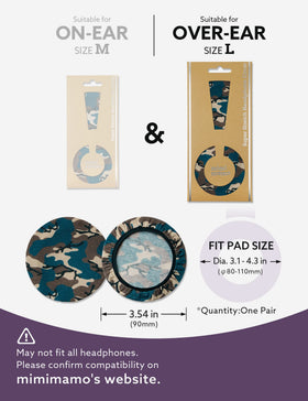 Mimimamo Headphone Cover L Army – soft sleeve protects headphones