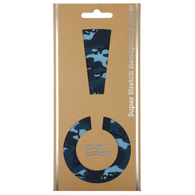 Mimimamo Ocean L headphone cover, side view showing snug fit and soft fabric