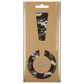 Mimimamo Super Stretch Headphone Cover City unboxed showing packaging and prep for use