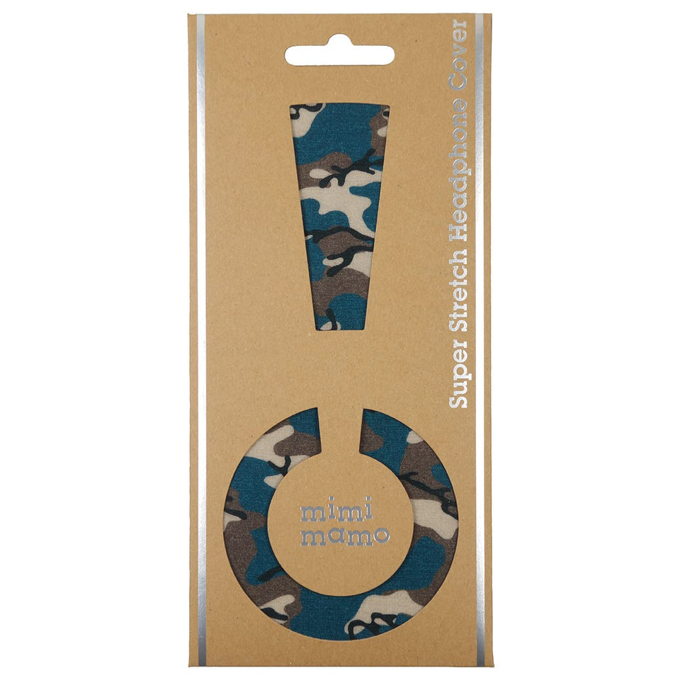 Mimimamo Super Stretch Headphone Cover L Army – breathable fit and easy cleanup