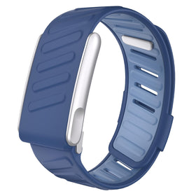 Mimo upgrade silicone band for Whoop 5.0 dark blue with anti-slip buckle for secure workouts