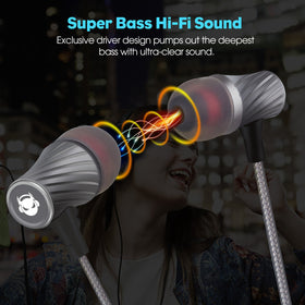 MINDBEAST earbud in-ear fit demonstrating comfort and noise isolation benefit