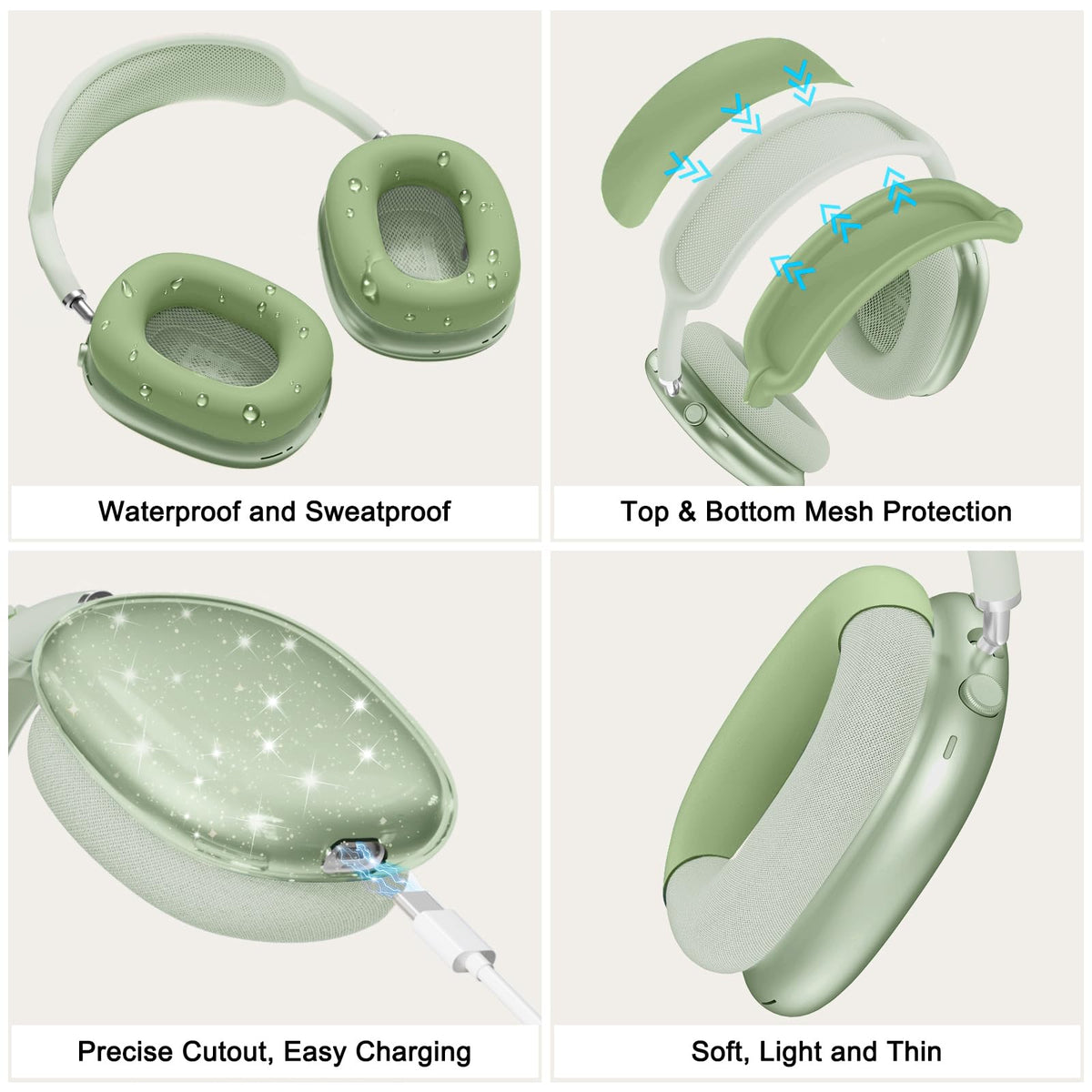 Mindresy AirPods Max 2 precise cutouts provide easy access to controls.