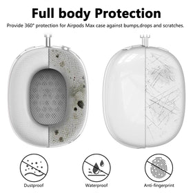Mindresy AirPods Max 2 silicone earpad cover keeps surfaces clean and sweat-free.