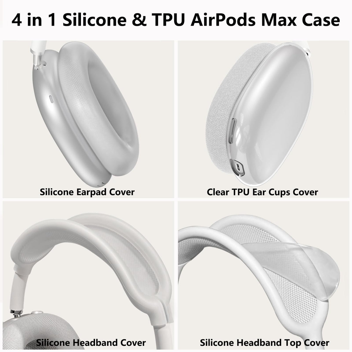 Mindresy AirPods Max 2 top cover provides snug protection without bulk.